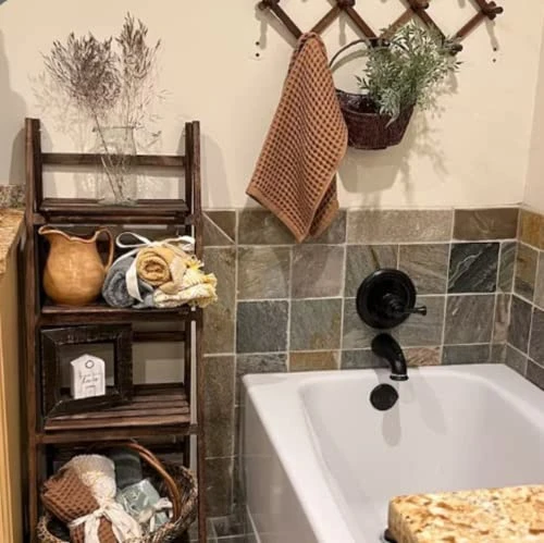 GENERIC 4-Tier Wooden Ladder Shelf - Foldable Bookcase Storage Rack - Foldable Wooden Ladder-Plant Shelf (Grey) 5 GENERIC 4-Tier Wooden Ladder Shelf - Foldable Bookcase Storage Rack - Foldable Wooden Ladder-Plant Shelf (Grey) - Image 5