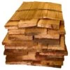 24" X 3/4" Western Red Cedar #1 Grade Heavy Handsplit Shakes