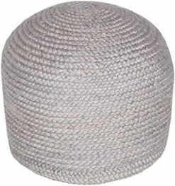 Kaumakani Natural Wicker Jute Round Pouf - Ottoman Style Braided Woven Foot Stool - Natural Fiber Round Cylinder Ottoman - 100% Polybead Fill - Beige, Brown- 19.75" X 16 19 Kaumakani Natural Wicker Jute Round Pouf - Ottoman Style Braided Woven Foot Stool - Natural Fiber Round Cylinder Ottoman - 100% Polybead Fill - Beige, Brown- 19.75" X 16 -Songmics Furniture Shop 51gkL31hJqL. AC