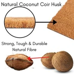 Beware Of Owner Coir Doormat - 18 X 30 Inch - Funny Door Mat - Standard Welcome Mat With Black Border And Natural Fade - Vinyl Backed - Indoor Outdoor - Front Door Entryway Mats -Songmics Furniture Shop 51h0dbpmfLL