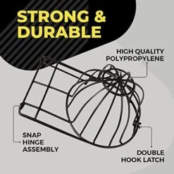 BallcapBuddy - Original And Patented Hat Cleaner, Hat Washer For Washing Machine Or Dishwasher, Cap Washer Frame For Flat & Curved Hats, 3 Pack, Black, Made In USA -Songmics Furniture Shop 51hAHcvB1rL