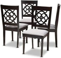 Baxton Studio Renaud Dining Set And Dining Set Grey Fabric Upholstered And Walnut Brown Finished Wood 7-Piece Dining Set 20 Baxton Studio Renaud Dining Set And Dining Set Grey Fabric Upholstered And Walnut Brown Finished Wood 7-Piece Dining Set -Songmics Furniture Shop 51hrOxJdYaL. AC
