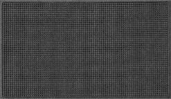 Bungalow Flooring Waterhog Door Mat, 2' X 3' Made In USA, Durable And Decorative Floor Covering, Skid Resistant, Indoor/Outdoor, Water-Trapping, Squares Collection, Bluestone -Songmics Furniture Shop 51i9qbly1PL. AC 1