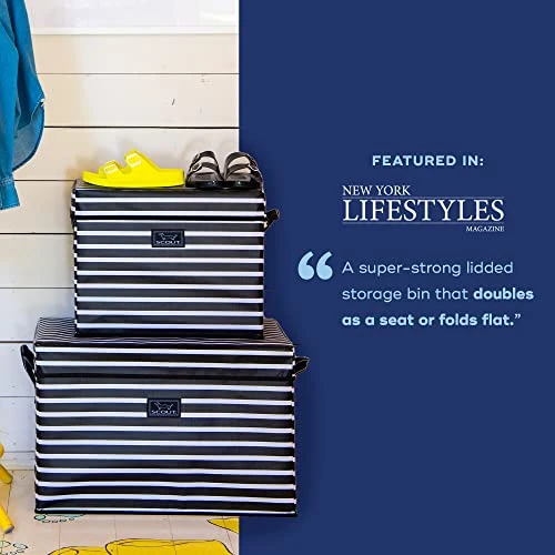 SCOUT Rump Roost MED - Medium Lidded Storage Bin With Handles, Collapsible, Stackable, Doubles As Seat Or Table, Holds 80 Lbs 5 SCOUT Rump Roost MED - Medium Lidded Storage Bin With Handles, Collapsible, Stackable, Doubles As Seat Or Table, Holds 80 Lbs - Image 5