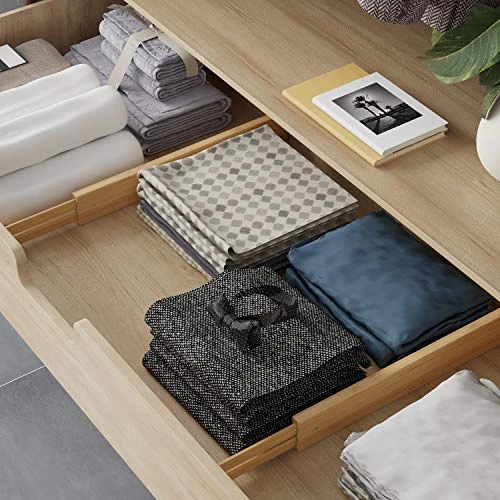 BAMEOS Drawer Dividers Kitchen Organization Bamboo Utensil Organizers For Kitchen Bedroom Bathroom Dresser Office 4-pack 3 BAMEOS Drawer Dividers Kitchen Organization Bamboo Utensil Organizers For Kitchen Bedroom Bathroom Dresser Office 4-pack - Image 3