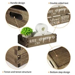 TJ.MOREE Bathroom Toliet Roll Storage Box, Use In Bathroom Toilet Paper Storage Bathroom Decor Box 11 TJ.MOREE Bathroom Toliet Roll Storage Box, Use In Bathroom Toilet Paper Storage Bathroom Decor Box -Songmics Furniture Shop 51iNwWTkNzS
