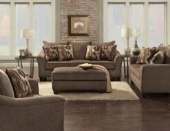 Roundhill Furniture Camero Cafe Fabric 4 Piece Living Room Set -Songmics Furniture Shop 51iUmqjA9L. AC