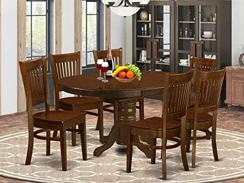 East West Furniture KEVA7-ESP-C Dining Set, 7-Piece 8 East West Furniture KEVA7-ESP-C Dining Set, 7-Piece - Image 8