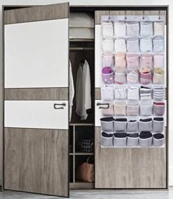 AOODA Over The Door Hanging Pantry Snack Organizer 40 Mesh Pockets Kids Shoe Rack Hanger Holder For Closet, White -Songmics Furniture Shop 51idb1aNQBL
