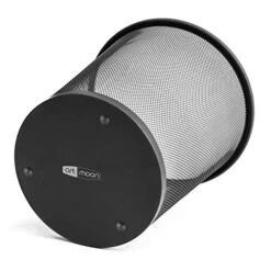 Artmoon Mesh Round Waste Basket For Home Or Office, Wire Mesh Trash Can, Made Of Powder-Coated Steel, Capacity Of 3.2 Gallon (12L), Black -Songmics Furniture Shop 51ipbLZhudL