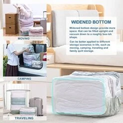 Vacuum Storage Bags Jumbo Cube 6 Pack, Space Saver Bags Extra Large Vacuum Seal Bags For Comforters Blankets Clothes (3 Jumbo 3 Medium), Closet Organizers And Storage Bags Vacuum Sealed 10 Vacuum Storage Bags Jumbo Cube 6 Pack, Space Saver Bags Extra Large Vacuum Seal Bags For Comforters Blankets Clothes (3 Jumbo 3 Medium), Closet Organizers And Storage Bags Vacuum Sealed -Songmics Furniture Shop 51iqmfIsgaL
