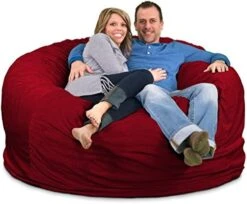 ULTIMATE SACK 6000 (6 Ft.) Bean Bag Chair: Giant Foam-Filled Furniture - Machine Washable Covers, Durable Inner Liner, 100% Virgin Foam. Comfy Bean Bag Chair. (Charcoal, Fur) 22 ULTIMATE SACK 6000 (6 Ft.) Bean Bag Chair: Giant Foam-Filled Furniture - Machine Washable Covers, Durable Inner Liner, 100% Virgin Foam. Comfy Bean Bag Chair. (Charcoal, Fur) -Songmics Furniture Shop 51iu4zQ2OL. AC