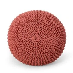 Christopher Knight Home Nahunta Pouf, Coral -Songmics Furniture Shop 51jlpf2LHLL