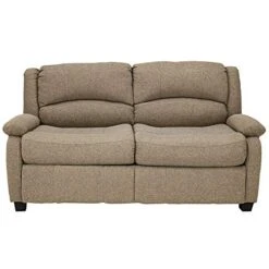 RecPro 65" RV Hide A Bed Loveseat | RV Sleeper Sofa | Cloth | Memory Foam Mattress | Pull Out Couch | RV Furniture | RV Loveseat | RV Living Room Furniture | RV Couch (Oatmeal)