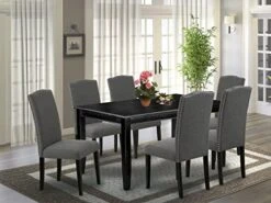 East West Furniture DUEN5-BLK-69 Dining Set, 5 Pieces -Songmics Furniture Shop 51jsdR3QSTL. AC 1
