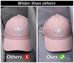 KIMBORA 2 PCS Wide Hat Storage For Baseball Caps Organizer With 2 Sturdy Handles Hat Racks Holder Grey Capbox Stackable For Home Travel 8 KIMBORA 2 PCS Wide Hat Storage For Baseball Caps Organizer With 2 Sturdy Handles Hat Racks Holder Grey Capbox Stackable For Home Travel -Songmics Furniture Shop 51kAKaGNICL