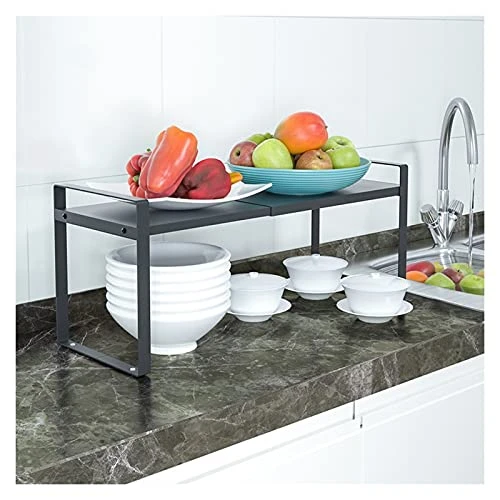 Microwave Oven Rack Microwave Oven Rack Kitchen Rack Microwave Oven Shelf Retractable Storage Rack Storage Rack Adjustable 13 To 22.8 Inch Kitchen Storage Rack (Color : Black, Size : 27 Cm Wide) 3 Microwave Oven Rack Microwave Oven Rack Kitchen Rack Microwave Oven Shelf Retractable Storage Rack Storage Rack Adjustable 13 To 22.8 Inch Kitchen Storage Rack (Color : Black, Size : 27 Cm Wide) - Image 3