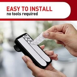 Command Matte Black Curtain Rod Hooks With Command Strips, Hang Curtain Rods No Drilling, Holds Up To 10 Lbs -Songmics Furniture Shop 51kT94XA8YL