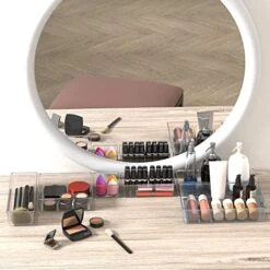 Simple Houseware 20-Pack Clear Plastic Drawer Organizers (6S, 7M, 5L, 1 XL, 1XXL) -Songmics Furniture Shop 51kXMfg5drL