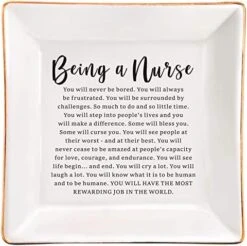 XJF To My Daughter Gift From Mother, Daughter Ceramic Jewelry Trinket Dish, Birthday, Graduation, Christmas, Gift For Daughter From Mother -Songmics Furniture Shop 51khD8LULBL. AC