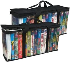 Evelots 4 Pack VHS Storage Bag-Movie Organizer-Video Tape-Handles-Hold 60-No Dust 14 Evelots 4 Pack VHS Storage Bag-Movie Organizer-Video Tape-Handles-Hold 60-No Dust -Songmics Furniture Shop 51l4DuBFepL. AC