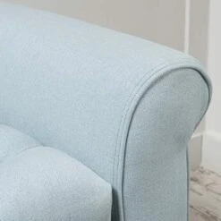 Christopher Knight Home Keiko Fabric Armed Storage Bench, 19.75"D X 50"W X 20.5"H, Light Sky -Songmics Furniture Shop 51lBVgGhcfL