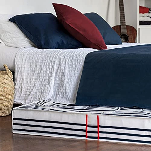 Compactor Non Woven 75 GM Mariniere Extra Flat Bag, Large, White 2 Compactor Non Woven 75 GM Mariniere Extra Flat Bag, Large, White - Image 2