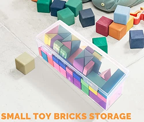 2Pack Small Plastic Clear Storage Box Containers With Lids, Small Bins (11.5x3.6x2.8 In)- Reusable&Stackable Craft Box, Small Items Accessories Storage Organizer For Toy Bricks,Mini Figure,Makeup Tool 1 2Pack Small Plastic Clear Storage Box Containers With Lids, Small Bins (11.5x3.6x2.8 In)- Reusable&Stackable Craft Box, Small Items Accessories Storage Organizer For Toy Bricks,Mini Figure,Makeup Tool