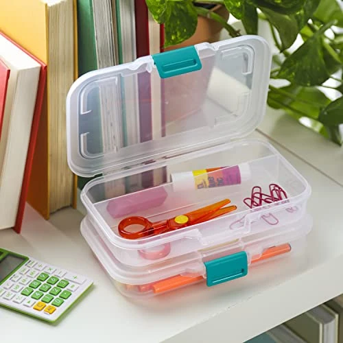 Sterilite Divided Box Small Storage, Clear 3 Sterilite Divided Box Small Storage, Clear - Image 3
