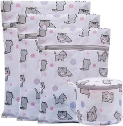 Xducom Mesh Laundry Bags,Set Of 5 Delicate Laundry Bag For Washing Machine,Clothing Washing Bags With Cat Prints,Garment Bags For Laundry,Lingerie Bag,Travel Storage Organize Bag (5 SET, CAT) 14 Xducom Mesh Laundry Bags,Set Of 5 Delicate Laundry Bag For Washing Machine,Clothing Washing Bags With Cat Prints,Garment Bags For Laundry,Lingerie Bag,Travel Storage Organize Bag (5 SET, CAT) -Songmics Furniture Shop 51lyPHF29ZL. AC