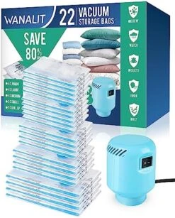 Vacuum Storage Bags With Electric Air Pump, 15 Pack (3 Jumbo, 3 Large, 3 Medium, 3 Small, 3 Roll Up Bags) Space Saver Bag, Vacuum Sealer Bags For Clothes, Blanket, Duvets, Pillows, Comforters, Travel 24 Vacuum Storage Bags With Electric Air Pump, 15 Pack (3 Jumbo, 3 Large, 3 Medium, 3 Small, 3 Roll Up Bags) Space Saver Bag, Vacuum Sealer Bags For Clothes, Blanket, Duvets, Pillows, Comforters, Travel -Songmics Furniture Shop 51m ybZIAgL. AC