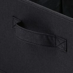 HOONEX Storage Bins With Lids For Organizing, Pack Of 2, Storage Boxes With 2 Carrying Handles And Study Heavy Cardboard, 16.5" L X 11.8" W X 7.5" H For Toy, Shoes, Books, Clothes, Nursery, Black 20 HOONEX Storage Bins With Lids For Organizing, Pack Of 2, Storage Boxes With 2 Carrying Handles And Study Heavy Cardboard, 16.5" L X 11.8" W X 7.5" H For Toy, Shoes, Books, Clothes, Nursery, Black -Songmics Furniture Shop 51m3ZRrUZDL