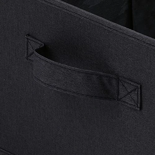 HOONEX Storage Bins With Lids For Organizing, Pack Of 2, Storage Boxes With 2 Carrying Handles And Study Heavy Cardboard, 16.5" L X 11.8" W X 7.5" H For Toy, Shoes, Books, Clothes, Nursery, Black 6 HOONEX Storage Bins With Lids For Organizing, Pack Of 2, Storage Boxes With 2 Carrying Handles And Study Heavy Cardboard, 16.5" L X 11.8" W X 7.5" H For Toy, Shoes, Books, Clothes, Nursery, Black - Image 6