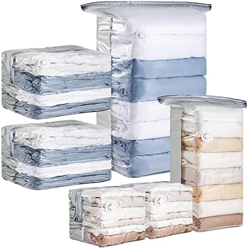 TAILINK 6 Pack Vacuum Storage Bags Space Saver Cube Vacuum Sealer Bags Large (3 Medium, 3 Large) Save 80% Space Vacuum Bags For Comforters Blanket Clothes Bedding Space Bags Vacuum Storage Bags 14 TAILINK 6 Pack Vacuum Storage Bags Space Saver Cube Vacuum Sealer Bags Large (3 Medium, 3 Large) Save 80% Space Vacuum Bags For Comforters Blanket Clothes Bedding Space Bags Vacuum Storage Bags - Image 14