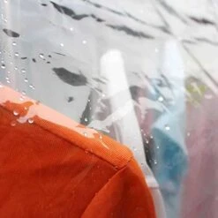 Clear Garment Rack Cover Dustproof Clothes Rack Cover With 2 Durable Zipper/Clothing Waterproof Protector (L:71x20x60 Inch) -Songmics Furniture Shop 51m4XhkKxcL