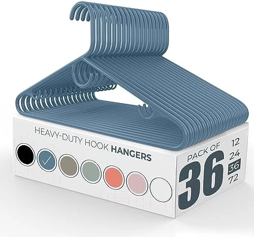 Neaties Heavy Duty Plastic Hangers Bulk Strap Hooks (12 To 72 Pack Available Or Hangers 36 Pack) Strong Clothes Hangers Bulk | Coat Hangers Plastic, Hangers Heavy Duty, Plastic Hanger (White 36 Pack) 10 Neaties Heavy Duty Plastic Hangers Bulk Strap Hooks (12 To 72 Pack Available Or Hangers 36 Pack) Strong Clothes Hangers Bulk | Coat Hangers Plastic, Hangers Heavy Duty, Plastic Hanger (White 36 Pack) - Image 10