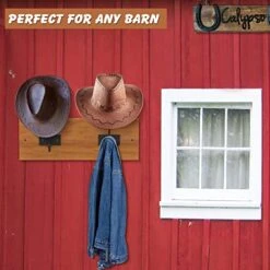 Pickuparts Cowboy Hat Rack For Wall Set Of 4 Cowboy Hat Holder Rustic Western Horseshoe Hat Hanger With 2 Wooden Board Hat Organizer For Western Wall Decor Collection Cowboys Gifts For Men Dad Him 10 Pickuparts Cowboy Hat Rack For Wall Set Of 4 Cowboy Hat Holder Rustic Western Horseshoe Hat Hanger With 2 Wooden Board Hat Organizer For Western Wall Decor Collection Cowboys Gifts For Men Dad Him -Songmics Furniture Shop 51nUicO1dbL