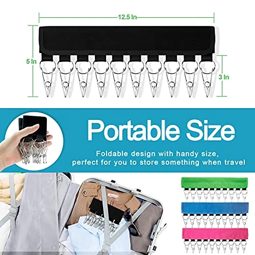 Safurine Hat Organizer Baseball Cap Storage , 4-Pack Colors Hat Holder Closets Cap Organizer Hanger Hat Storage For Baseball Caps, Socks And More - Black Blue Green Rose 2 Safurine Hat Organizer Baseball Cap Storage , 4-Pack Colors Hat Holder Closets Cap Organizer Hanger Hat Storage For Baseball Caps, Socks And More - Black Blue Green Rose - Image 2