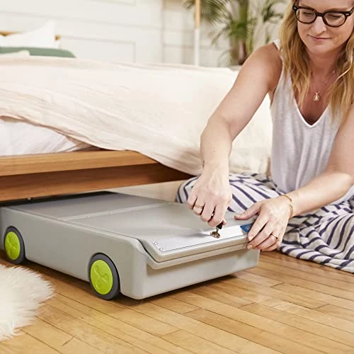 ECR4Kids Lock And Roll Personal Safe, Travel Lockbox, Grey 5 ECR4Kids Lock And Roll Personal Safe, Travel Lockbox, Grey - Image 5