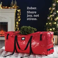 Heavy Duty Rolling Christmas Tree Storage Bag- Fits Up To 7.5 Ft. Artificial Christmas Tree, Space Saver Hanging Tree Bag Storage, Made Of Ultra Strong PVC Coated Polyester Material, 5yr Warranty 7 Heavy Duty Rolling Christmas Tree Storage Bag- Fits Up To 7.5 Ft. Artificial Christmas Tree, Space Saver Hanging Tree Bag Storage, Made Of Ultra Strong PVC Coated Polyester Material, 5yr Warranty -Songmics Furniture Shop 51nqDBbDeTL