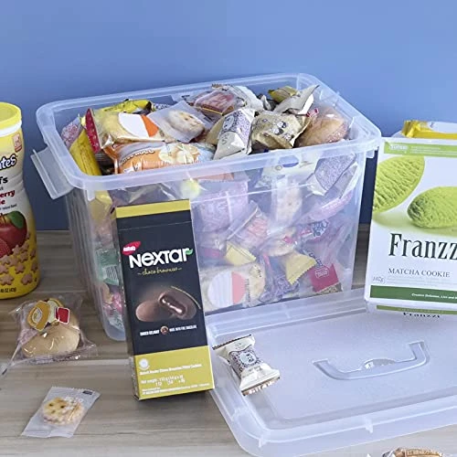 Callyne 10 L Clear Plastic Storage Box, 6-Pack Storage Latch Box 6 Callyne 10 L Clear Plastic Storage Box, 6-Pack Storage Latch Box - Image 6