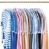 Clear Vinyl Shoulder Covers – Set Of 16 – Garment Protectors Keep Your Suits, Dresses, Blouses, And Other Garments Dust Free. Protect And Store Your Clothing While They’re In And Out Of Season.