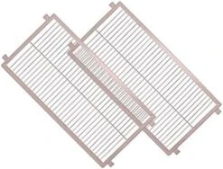 Origami Connection Bridge Racks For R3 Series 3-Shelf Small Storage Rack | Extend Your Racks 31 Inches | (2 Pack) - Coral -Songmics Furniture Shop 51o9cxvNKwL. AC