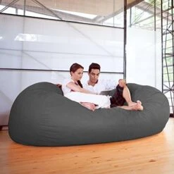Jaxx 7 Foot Bean Bag Sofa, Charcoal 22 Jaxx 7 Foot Bean Bag Sofa, Charcoal -Songmics Furniture Shop 51oYWEmYsoL. AC