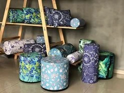 ZTOZZ Round Pouf Indoor - Printed Ottoman Foot Stool For Dining, Living Room Or Bedroom With Removable Cover - Platan Print 19 ZTOZZ Round Pouf Indoor - Printed Ottoman Foot Stool For Dining, Living Room Or Bedroom With Removable Cover - Platan Print -Songmics Furniture Shop 51ohxm1dzeS