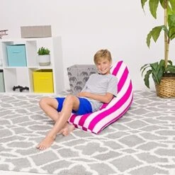 Posh Creations Bean Bag Chair For Kids And Teens -Twist Chair Medium 100L Size -Songmics Furniture Shop 51p6FOyjKYL. AC