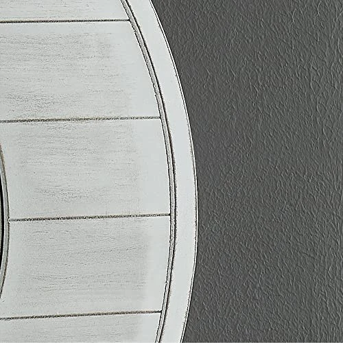 FirsTime & Co. Ellison Shiplap Accent Wall Mirror, 27", Aged White 2 FirsTime & Co. Ellison Shiplap Accent Wall Mirror, 27", Aged White - Image 2