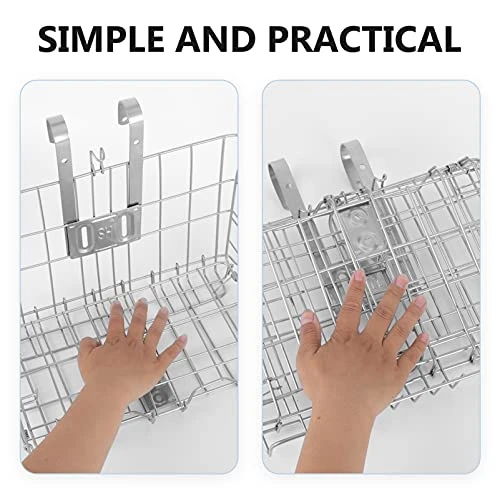 Alipis 1pc Off Mesh Bicycles Silver Lid Frame Road Front Replacement Mountain Folding Collapsible In Iron Rack Baskets Cruisers Back With Accessory Hanging Lift Handlebar Bike Container 2 Alipis 1pc Off Mesh Bicycles Silver Lid Frame Road Front Replacement Mountain Folding Collapsible In Iron Rack Baskets Cruisers Back With Accessory Hanging Lift Handlebar Bike Container - Image 2