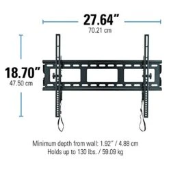 Sanus Universal Low Profile Tilt TV Wall Mount For 37" - 80" LED, LCD & Plasma TVs, Eliminates Glare With 10º Of Tilt & Post-Install Adjustments - 3 Step Install - Safety Certified - MLT14-B1 11 Sanus Universal Low Profile Tilt TV Wall Mount For 37" - 80" LED, LCD & Plasma TVs, Eliminates Glare With 10º Of Tilt & Post-Install Adjustments - 3 Step Install - Safety Certified - MLT14-B1 -Songmics Furniture Shop 51pTJMmQUDL