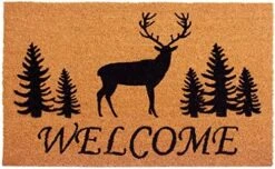 Calloway Mills 121681729 Elk Forest Welcome Doormat 17" X 29" -Songmics Furniture Shop 51pX yUBlfL. AC